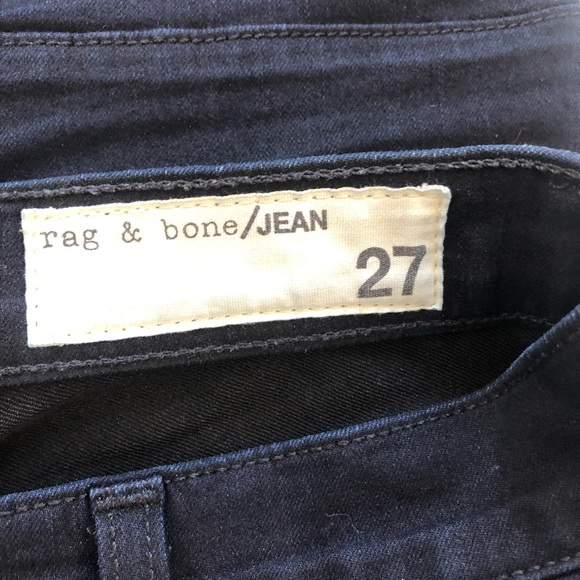 Rag & Bone black Devi skinny jeans with zipper hem - Picture 5 of 7